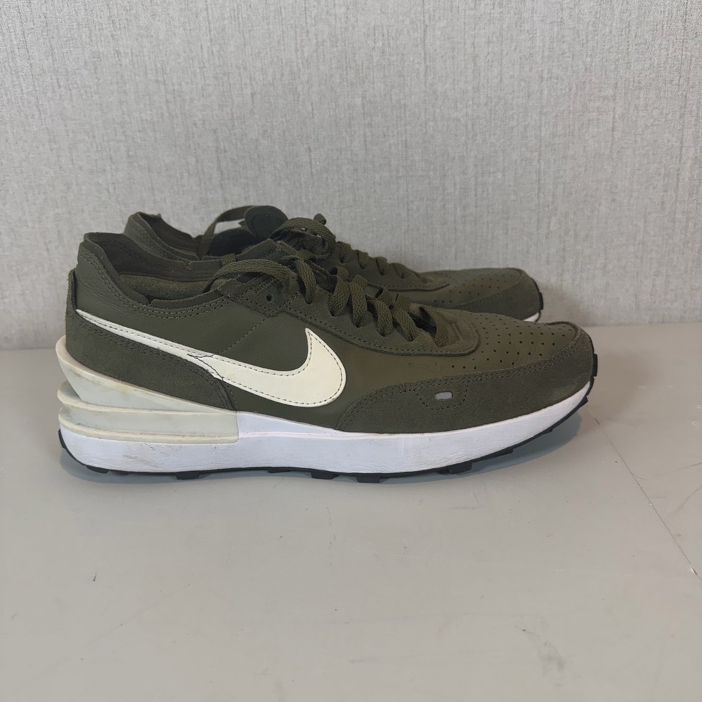 Nike Waffle One Leather Medium Olive Size‎ 9.5 - Picture 14 of 16